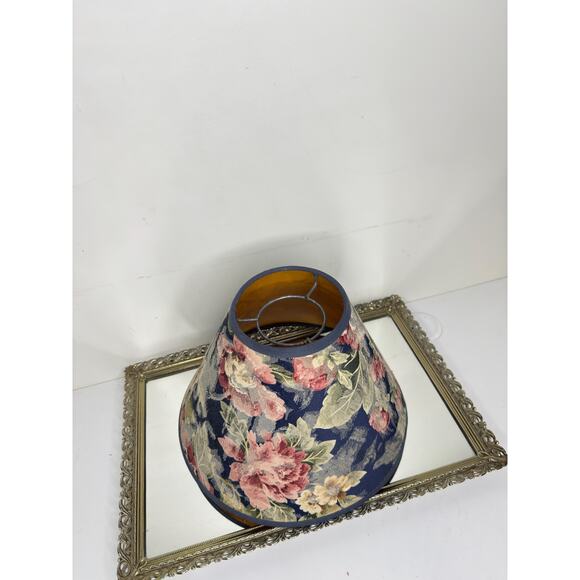 Small Floral Shabby Chic Lampshade- Vintage Country Cottage Floral Design - Picture 9 of 10